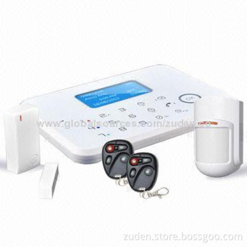 GSM/PSTN Touch Alarm System, Supports iPhone App, with LCD/SMS/PSTN/GSM